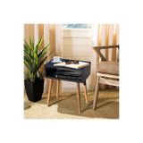 RMD SHOP Siyah Mermer Desenli Yan Sehpa,başucu Sehpa,komidin SİYAH ROYAL MERMER 45 x 30