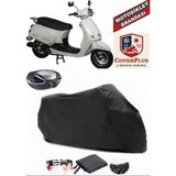 Rmg Moto Gusto Milano 50 Branda Siyah Arka Çanta Uyumlu(Topcase) Motosiket Brandası Motor Örtüsü Çadır Su Geçirmez Motosiklet Kılıfı Motor Brandası,lastikli,taşıma Torbalı