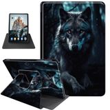 RMJKXQZG Microsoft Surface Pro 7/Pro 6/Pro 5/Pro 4 için Yumuşak TPU Tamponlu Kılıf, PU Deri Kapak, 360 ° Döner Stand, Otomatik Uyandırma/Uyku, Surface Pro Kılıfı için Darbeye Dayanıklı Serin, Sürünen Kurt