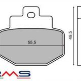 Rms 0450 Organik Fren Balatası