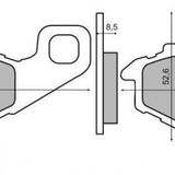 Rms 1223 Sinter Metal Fren Balatası