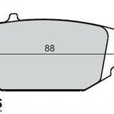 Rms 3280 Organik Fren Balatası