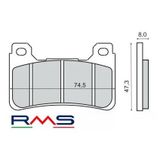 Rms Honda Crossrunner 2015-2016 Ön Fren Balata