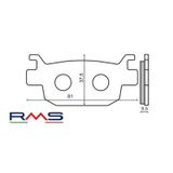 Rms Honda Forza 250 Arka Fren Balata