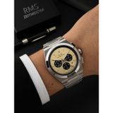 RMS Romanson Premium Erkek Kol Saati Çelik Kordon 5 ATM Su Geçirmez Fonksiyonel Kadran AG1496.18 ERMS.1.AG1496.18