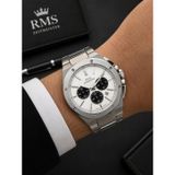 RMS Romanson Premium Erkek Kol Saati Çelik Kordon 5 ATM Su Geçirmez Kronometreli Kadran AG2134.10 ERMS.1.AG2134.10