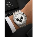 RMS Romanson Premium Erkek Kol Saati Çelik Kordon 5 ATM Su Geçirmez Kronometreli Kadran AG2134.10