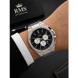 RMS Romanson Premium Erkek Kol Saati Çelik Kordon 5 ATM Su Geçirmez Kronometreli Kadran AG2134.12