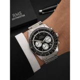 RMS Romanson Premium Erkek Kol Saati Çelik Kordon 5 ATM Su Geçirmez Kronometreli Kadran AG2198.12 ERMS.1.AG2198.12