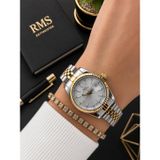 RMS Romanson Vintage Mini Kasa Özel Kordon 2 Yıl Garantili 3 Atm Kadın Kol Saati+Bileklik A2145.40 KGR.1.AG2145.40