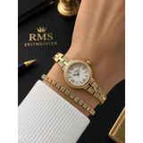 Rms Romanson Vintage Mini Kasa Özel Kordon 2 Yıl Garantili 3 Atm Kadın Kol Saati+Bileklik A2239.20