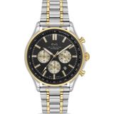 Rms Zeitmeister RMS.1.AG1579.07 Choronograph Fonksiyonlar Aktif Tachymeter Metalik-Altın Renk Erkek Kol Saati - Çok Renkli