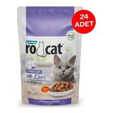 Ro-Cat Ciğerli Yetişkin Yaş Kedi Maması 85 gr x 24 Adet