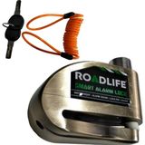 Road Life 8309 Alarmlı Disk Kilidi + Hatırlatma Kablosu - Bronz