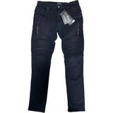 Road Life Stella Nero Kevlar Motosiklet Pantolonu - 38 - Siyah