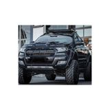 ROAL TUNİNG Ford Ranger (2012-2021) Kaput Scoop Kaplama Kabartma Seti Büyük Boy ABS Plastik Mat Siyah Off-Road Görünüm