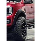 Roal Tunıng Ford Ranger T9 2022+SLİMÇAMURLUK Dodik Seti Piano Black