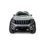 Roal Tuningnissan Navara Uyumlu Ön Far Koruma Çerçeve Seti Mat Siyah Abs Plastik Off-Road Aksesuar (2023 Ve Üzeri)