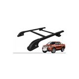 Roal Tuningtüm Pick-Up Modellere Uyumlu Ara Atkılı Boru Tavan Çıtası Siyah Araç Üstü Taşıyıcı Port Bagaj Seti