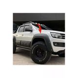 Roal Tuningvolkswagen Amarok 2016-2021 Uyumlu Vida Görünümlü (Bolt-On) Dodik Seti - Mat Siyah / Off-Road Tasarım