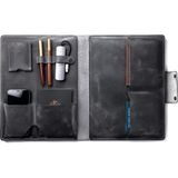 Roarcraft MacBook Pro 14" Antik Gri Deri Kılıf Organizer - Standart