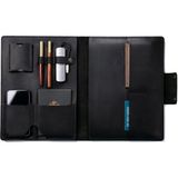 Roarcraft Siyah MacBook Pro 14" Deri Kılıf Organizer - Standart
