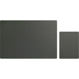 Roarcraft Zeytin Yeşil Deri Masa Matı ve Mouse Pad Seti - Zeytin Yeşili - Standart