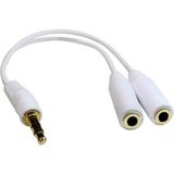 Rob Ada Stereo Kulaklık Çoklayıcı 3.5mm Sterio Çevirici Dönüştürücü Splitter Y Kablo Müziğini Paylaş