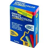robercolor tebeşir yuvarlak tozsuz 10 lu karışık renk 538900 (10 paket) - Yok