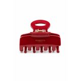 Roberta Lorenz Yazılı Kırmızı Asetat Mandal Toka/8 Cm