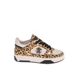 Roberto Cavalli Çok Renkli Deri Sneaker, 39, 5003159510, Beyaz - Siyah, Kadın