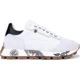 Roberto Cavalli Erkek Hakiki Deri Beyaz Sneakers & Spor Ayakkabı 780 29777 Erk Ayk SK25-26 Neve - Gri