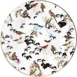 Roberto Cavalli Garden's Birds Kuş Desenli Porselen Servis Tabağı & Supla 32 cm - Standart