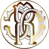 Roberto Cavalli Monogram Gold Altın Dekorlu Porselen Ekmek ve Tatlı Tabağı 16,5 cm - Standart