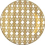 Roberto Cavalli Monogram Gold Altın Dekorlu Porselen Pasta Tabağı 21 cm - Standart