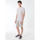 Roberto Ricci Designs Beyaz Erkek Slim Fit T-Shirt Crepe Shirty - 52