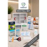 Robertus ECZA DOLABI (PVC) + ⚫ EKO FULL SET (İLK YARDIM, ACİL DURUM VE PANSUMAN SETİ)