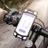 Robesbon Silikon Motosiklet Telefon Tutucu 4.7-6.5 İnç Uyumlu Esnek Malzeme ile