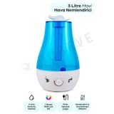 ROBEVE 3 Litre Ultrasonik Buhar Makinesi Hava Nemlendirici Buhar Makinesi Ayarlanabilir Sprey Çıkışı
