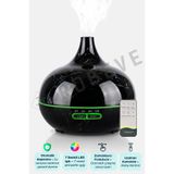 ROBEVE 550 ml Otomatik Hava Nemlendirici Buhar Makinesi Oda Nemlendirici Aroma Difüzör Mermer Siyah