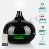 Robeve 550 ml Otomatik Hava Nemlendirici Buhar Makinesi Oda Nemlendirici Aroma Difüzör - Siyah - Beyaz