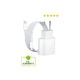 Robeve Apple iPhone Tüm Serilerle Uyumlu Hızlı Şarj Aleti Kablo Adaptör Set Iphone 11 / 12 / 13 / Pro / Pro Max - Beyaz