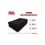 ROBEVE Bear Force Araç Kurulama Havlusu 60x80 cm 800 GSM Twisted Loop Mikrofiber Oto Kurulama Bezi Yüksek Su Emici Çiziksiz Araç Kurulama Havlusu Profesyonel Araç Bakım ve Oto Yıkama Bezi