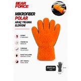 ROBEVE Bear Force Mikrofiber Polar Araç Yıkama Eldiveni – 5 Parmaklı Çift Taraflı Oto Yıkama Eldiveni, Yüksek Su Emici Polar Mikrofiber Temizlik Eldiveni, Çiziksiz ve İz Bırakmayan Araç Bakım Eldiveni