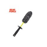 ROBEVE Bear Force Premium Jant Temizleme Fırçası 45 cm Oto Jant Yıkama Fırçası Çizmez Ekstra Dolgun Yumuşak Kıllı Detailing Lastik Fırçası Kaymaz Saplı Araç Jant Temizlik Fırçası