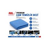 ROBEVE Bear Force Premium Oto Cam Temizlik Bezi 40x40 cm 400 GSM Waffle Dokulu Mikrofiber Araç Cam Temizleme ve Parlatma Bezi Yüksek Su Emici İzsiz Cam Ayna ve Parlak Yüzey Temizlik Havlusu