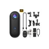 ROBEVE Mini Wifi Aksiyon Kamerası 4K Giyilebilir Aksiyon Kamera -Su Geçirmez Tasarım -Ses Ve Görüntü