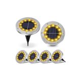 ROBEVE Solar Işık 4'lü Paket - Güneş Enerjili Bahçe Aydınlatması Yol Işığı Bahçe Aydınlatma Led Işık