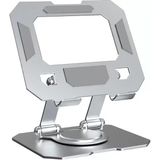 Robeve Tablet Standı 360 Derece Dönebilen Tablet Stand Katlanabilir Metal Tablet Tutucu Standı Tablet ve Telefon Tutucu Stant Tablet Tutucu Metal