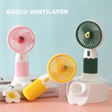 Robeve Vantilatör Plaj Oyuncağı Deniz Oyuncağı Mini Vantilatör Mini Fan Şarjlı Vantilatör Şarjlı Fan Meyveli Fan Çocuk Vantilatörü Çocuk Fanı Stantlı Fan Masaüstü Fan Masaüstü Vantilatör - Renkli